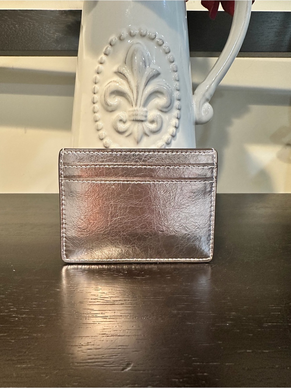 Kate Spade Madison Metallic Small Slim Card Holder - Picture 6 of 11